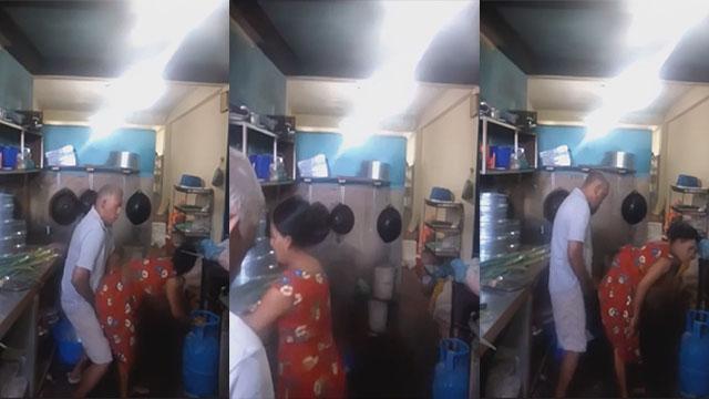 Old Man Quick Fucking – On Kitchen Video